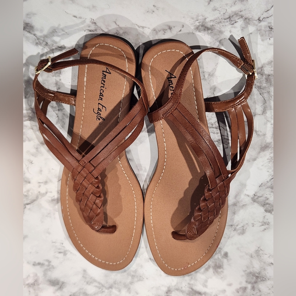 American Eagle | Braided Sandals | Size 9